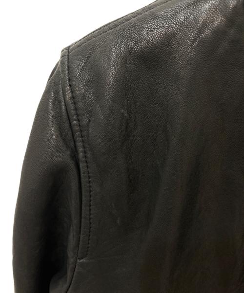 ISABEL MARANT ETOILE（イザベルマランエトワール）ISABEL MARANT ETOILE (イザベルマランエトワール) ラムレザージャケット ブラック サイズ:34の古着・服飾アイテム