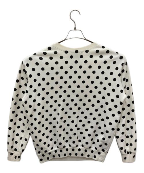 GUCCI（グッチ）GUCCI (グッチ) 水玉模様クルーネックスウェット ホワイト サイズ:XSの古着・服飾アイテム