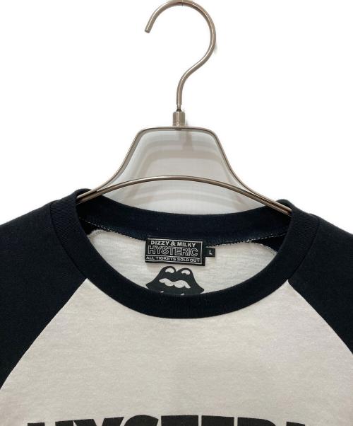 Hysteric Glamour（ヒステリックグラマー）Hysteric Glamour (ヒステリックグラマー) THE ROLLING STONES/HAVE MORE FUN 七分袖Tシャツ ホワイト サイズ:Lの古着・服飾アイテム