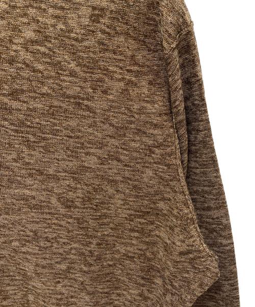 LEMAIRE（ルメール）LEMAIRE (ルメール) レーヨンポリニット ブラウン サイズ:Ｌの古着・服飾アイテム