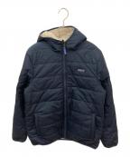 Patagoniaパタゴニア）の古着「キッズ・リバーシブル・レディ・フレディ・フーディ」｜ネイビー