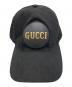 中古・古着 GUCCI (グッチ) GGキャンバス ベースボールキャップ ブラック：20000円