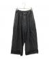 HARVESTY（ハーベスティー）の古着「BLACK DENIM CIRCUSPANTS」｜グレー