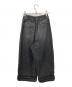 HARVESTY (ハーベスティー) BLACK DENIM CIRCUSPANTS グレー サイズ:2：10000円