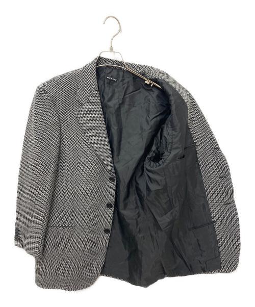 GIORGIO ARMANI（ジョルジオアルマーニ）GIORGIO ARMANI (ジョルジオアルマーニ) ウールテーラードジャケット グレー サイズ:54の古着・服飾アイテム