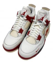 NIKE×NIGEL SYLVESTER（ナイキ×ナイジェル シルベスター）の古着「Air Jordan 4 "Brick After Brick"」｜アイボリー