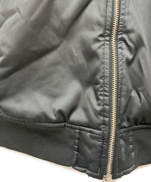 adidas（アディダス）adidas (アディダス) W LONG BOMBER JACKET　ダブルロングボンバージャケット ブラック サイズ:Lの古着・服飾アイテム