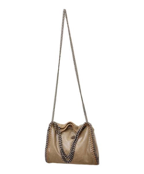 STELLA McCARTNEY（ステラマッカートニー）STELLA McCARTNEY (ステラマッカートニー) ファラベラチェーンショルダーバッグ ブラウンの古着・服飾アイテム