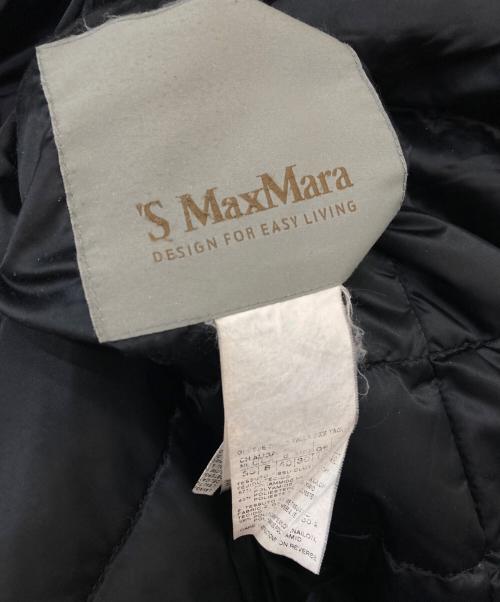 'S Max Mara（エスマックスマーラ）'S Max Mara (エスマックスマーラ) フーデッドダウンコート ブラック サイズ:40の古着・服飾アイテム