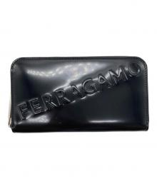 Salvatore Ferragamo（サルヴァトーレ フェラガモ）の古着「長財布」｜ブラック