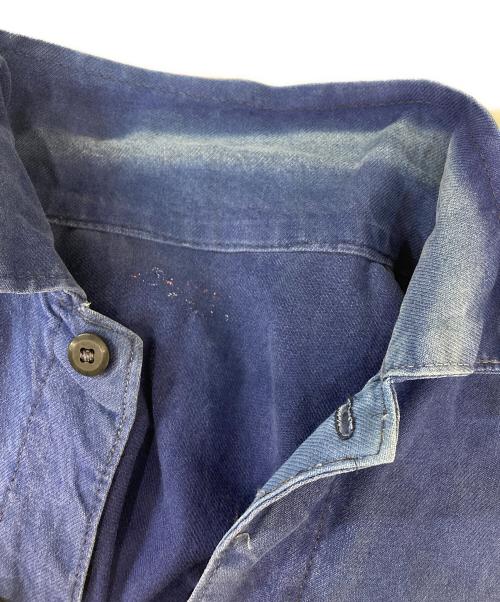 USED（USED）USED (USED) フレンチワークジャケット ネイビー サイズ:記載無しの為実寸参照の古着・服飾アイテム