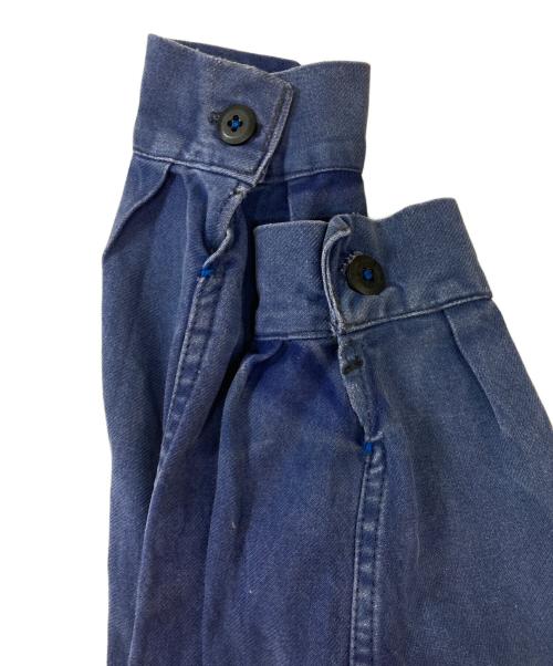 USED（USED）USED (USED) フレンチワークジャケット ネイビー サイズ:記載無しの為実寸参照の古着・服飾アイテム