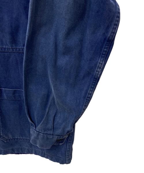USED（USED）USED (USED) フレンチワークジャケット ネイビー サイズ:記載無しの為実寸参照の古着・服飾アイテム