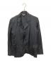 BLACK COMME des GARCONS（ブラックコムデギャルソン）の古着「ストライプテーラードジャケット」｜ブラック
