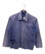 sweat life-）の古着「モールスキンジャケット」｜ネイビー
