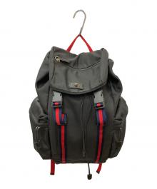 GUCCI（グッチ）の古着「タイガーモチーフバックパック」｜ブラック