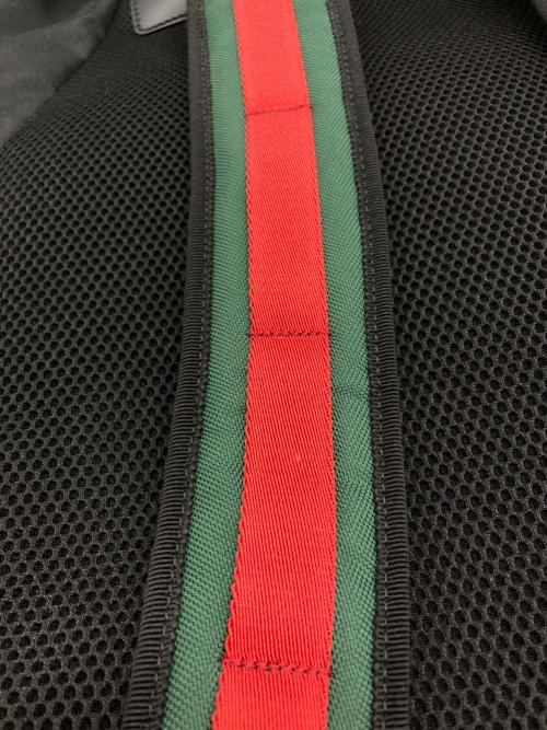 GUCCI（グッチ）GUCCI (グッチ) タイガーモチーフバックパック ブラックの古着・服飾アイテム