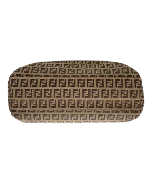 FENDI（フェンディ）FENDI (フェンディ) ズッキーノハンドバッグ ブラウンの古着・服飾アイテム