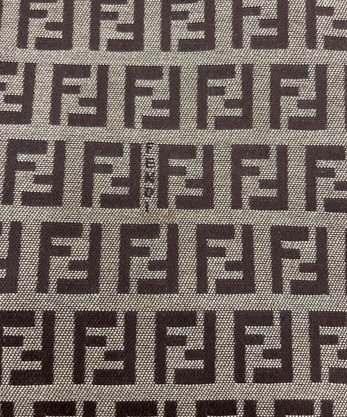 FENDI（フェンディ）FENDI (フェンディ) ズッキーノハンドバッグ ブラウンの古着・服飾アイテム