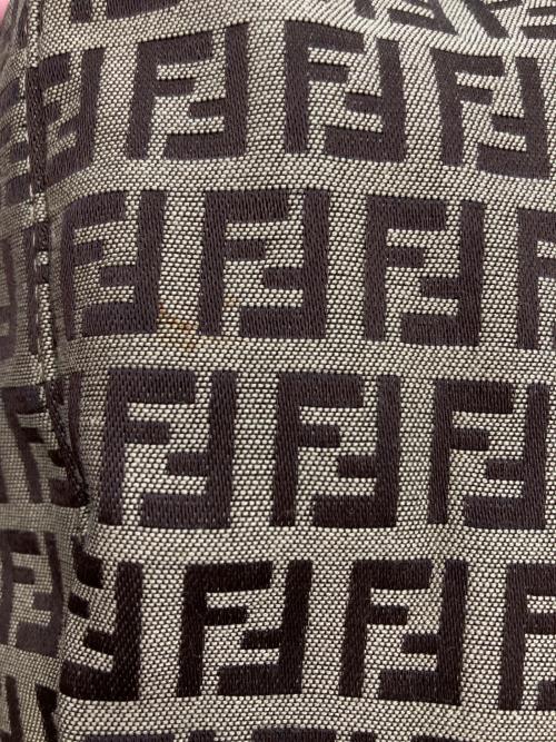 FENDI（フェンディ）FENDI (フェンディ) ズッキーノハンドバッグ ブラウンの古着・服飾アイテム
