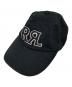 RRL（ダブルアールエル）の古着「ロゴ刺繍キャップ」｜ブラック