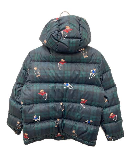 POLO RALPH LAUREN（ポロ・ラルフローレン）POLO RALPH LAUREN (ポロ・ラルフローレン) 総柄ダウンジャケット グリーン サイズ:Mの古着・服飾アイテム