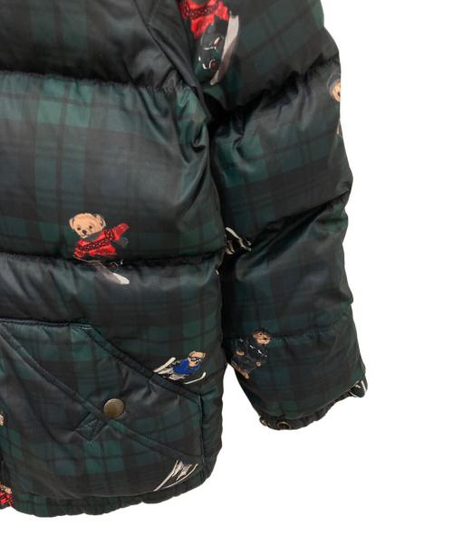 POLO RALPH LAUREN（ポロ・ラルフローレン）POLO RALPH LAUREN (ポロ・ラルフローレン) 総柄ダウンジャケット グリーン サイズ:Mの古着・服飾アイテム