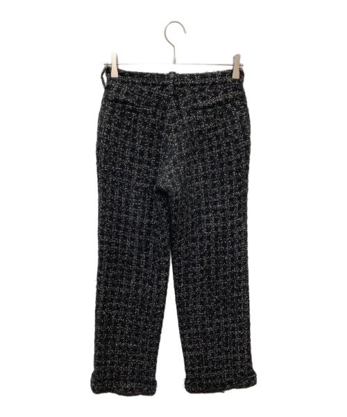 YOHJI YAMAMOTO（ヨウジヤマモト）YOHJI YAMAMOTO (ヨウジヤマモト) ウール混ストレートパンツ ブラック サイズ:1の古着・服飾アイテム