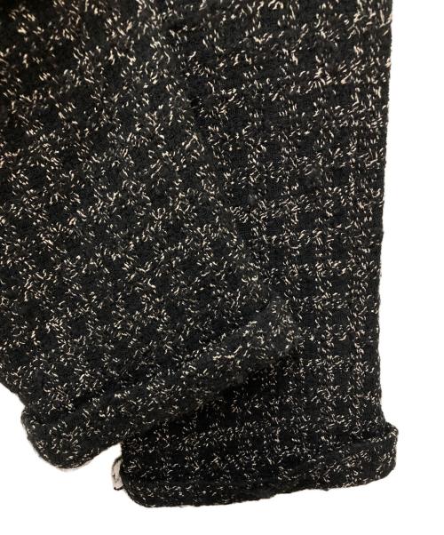 YOHJI YAMAMOTO（ヨウジヤマモト）YOHJI YAMAMOTO (ヨウジヤマモト) ウール混ストレートパンツ ブラック サイズ:1の古着・服飾アイテム