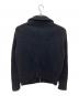 The CLASIK (ザ クラシック) WOOL CASHMERE WAFFLEZIP STAND CARDIGAN ドライバーズニット ブラック サイズ:46：30000円