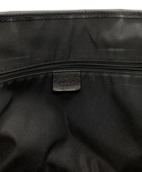 GUCCI（グッチ）GUCCI (グッチ) GGキャンバスハンドバッグ ブラックの古着・服飾アイテム