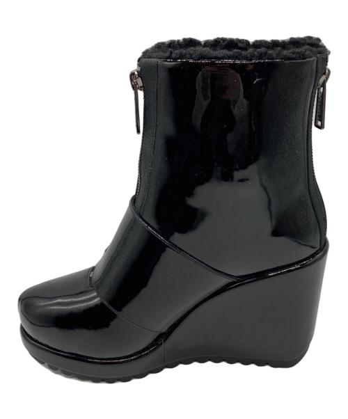 MARC JACOBS（マークジェイコブス）MARC JACOBS (マークジェイコブス) エナメルブーツ ブラック サイズ:35の古着・服飾アイテム