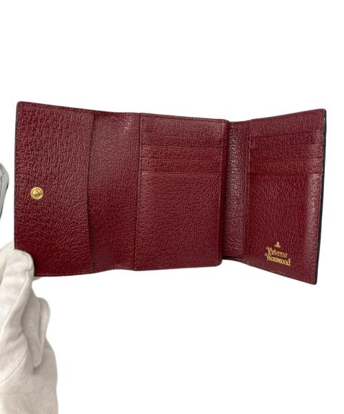 Vivienne Westwood（ヴィヴィアンウエストウッド）Vivienne Westwood (ヴィヴィアンウエストウッド) 2つ折り財布 ボルドーの古着・服飾アイテム