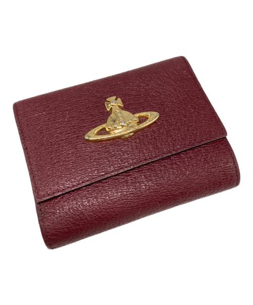 Vivienne Westwood（ヴィヴィアンウエストウッド）Vivienne Westwood (ヴィヴィアンウエストウッド) 2つ折り財布 ボルドーの古着・服飾アイテム