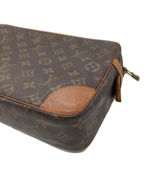 LOUIS VUITTON（ルイ ヴィトン）LOUIS VUITTON (ルイ ヴィトン) クラッチバッグ　モノグラム コンピエーニュ ブラウンの古着・服飾アイテム