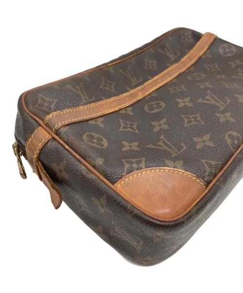 LOUIS VUITTON（ルイ ヴィトン）LOUIS VUITTON (ルイ ヴィトン) クラッチバッグ　モノグラム コンピエーニュ ブラウンの古着・服飾アイテム
