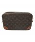LOUIS VUITTON (ルイ ヴィトン) クラッチバッグ　モノグラム コンピエーニュ ブラウン：15000円