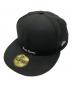 Supreme（シュプリーム）の古着「Reverse Box Logo New Era Cap（リバース　ボックス　ロゴ　ニュー　エラ　キャップ）」｜ブラック