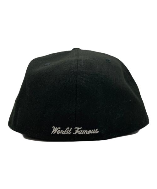 New Era（ニューエラ）New Era (ニューエラ) Supreme (シュプリーム) no comp box logo cap（ノー　コンプ　ボックス　ロゴ　キャップ） ブラックの古着・服飾アイテム