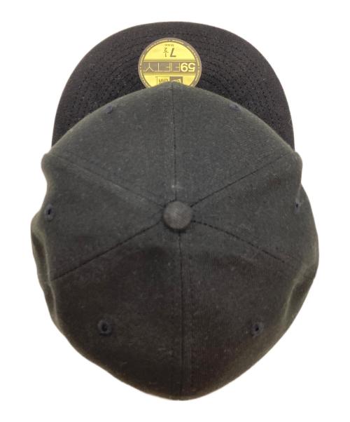New Era（ニューエラ）New Era (ニューエラ) Supreme (シュプリーム) no comp box logo cap（ノー　コンプ　ボックス　ロゴ　キャップ） ブラックの古着・服飾アイテム