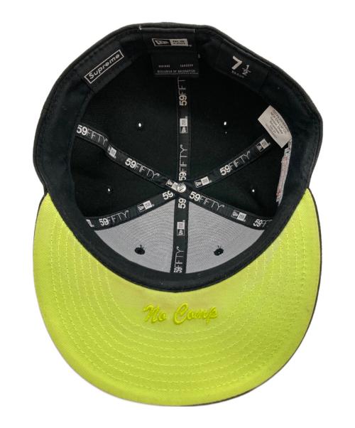 New Era（ニューエラ）New Era (ニューエラ) Supreme (シュプリーム) no comp box logo cap（ノー　コンプ　ボックス　ロゴ　キャップ） ブラックの古着・服飾アイテム