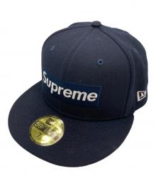 New Era×SUPREME（ニューエラ×シュプリーム）の古着「no comp box logo cap（ノー　コンプ　ボックス　ロゴ　キャップ）」｜ネイビー