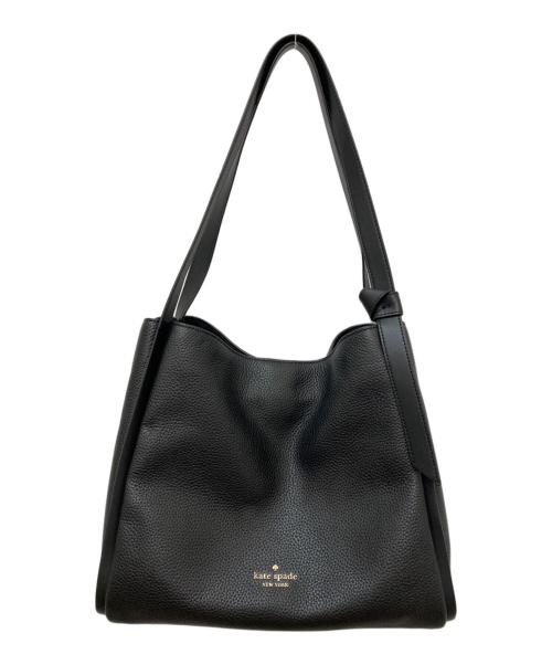 Kate Spade（ケイトスペード）Kate Spade (ケイトスペード) ノット ラージ キャリーオール ブラックの古着・服飾アイテム