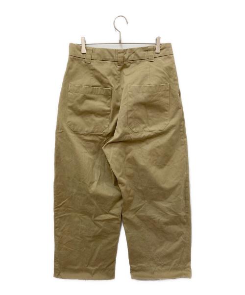 STUDIO NICHOLSON（スタジオ ニコルソン）STUDIO NICHOLSON (スタジオ ニコルソン) sorte peached cotton twill pants ベージュ サイズ:Mの古着・服飾アイテム