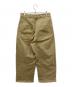 STUDIO NICHOLSON (スタジオ ニコルソン) sorte peached cotton twill pants ベージュ サイズ:M：12000円