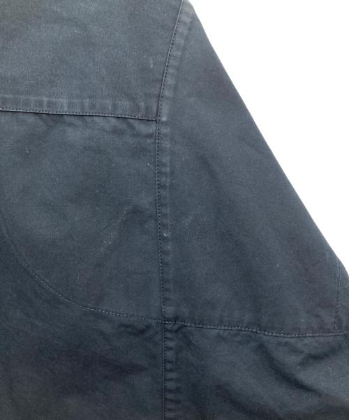 JIL SANDER（ジルサンダー）JIL SANDER (ジルサンダー) バンドカラーオーバーサイズ長袖シャツ ネイビー サイズ:SIZE 38/15の古着・服飾アイテム