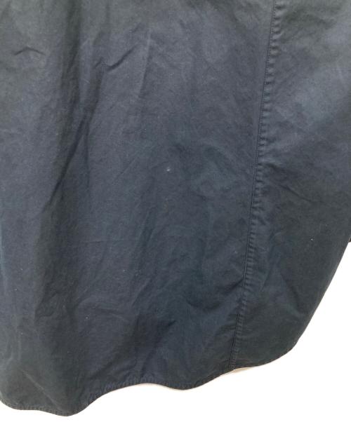 JIL SANDER（ジルサンダー）JIL SANDER (ジルサンダー) バンドカラーオーバーサイズ長袖シャツ ネイビー サイズ:SIZE 38/15の古着・服飾アイテム