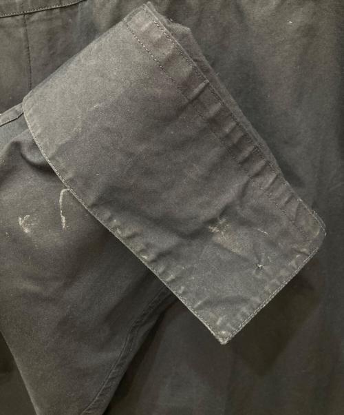 JIL SANDER（ジルサンダー）JIL SANDER (ジルサンダー) バンドカラーオーバーサイズ長袖シャツ ネイビー サイズ:SIZE 38/15の古着・服飾アイテム