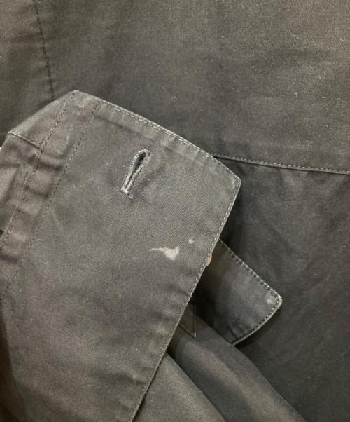 JIL SANDER（ジルサンダー）JIL SANDER (ジルサンダー) バンドカラーオーバーサイズ長袖シャツ ネイビー サイズ:SIZE 38/15の古着・服飾アイテム