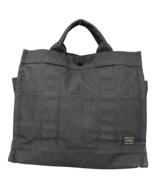 PORTER（ポーター）PORTER (ポーター) ハンドバッグ グレーの古着・服飾アイテム